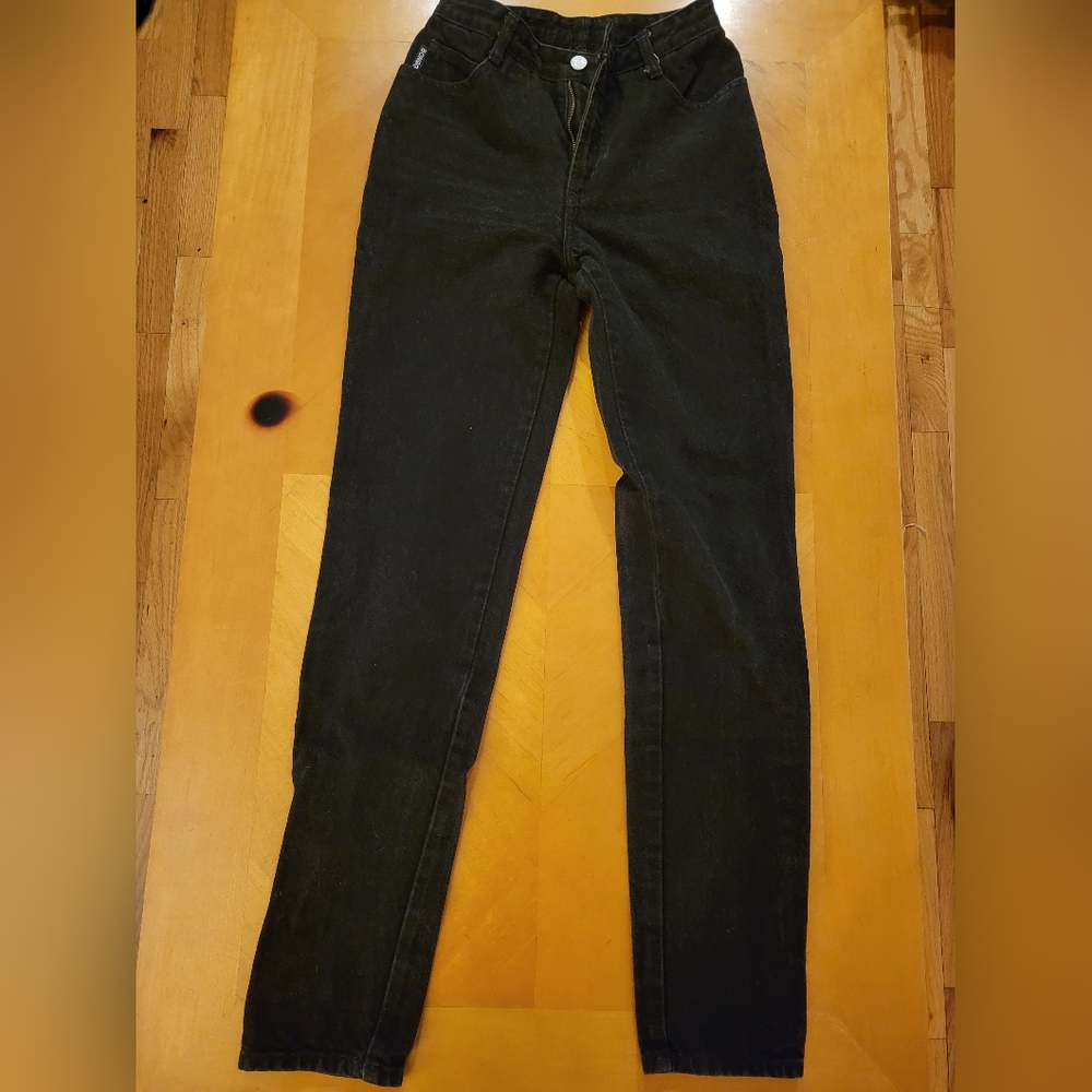 Vintage 90s black Bongo denim high waist mom jeans -25